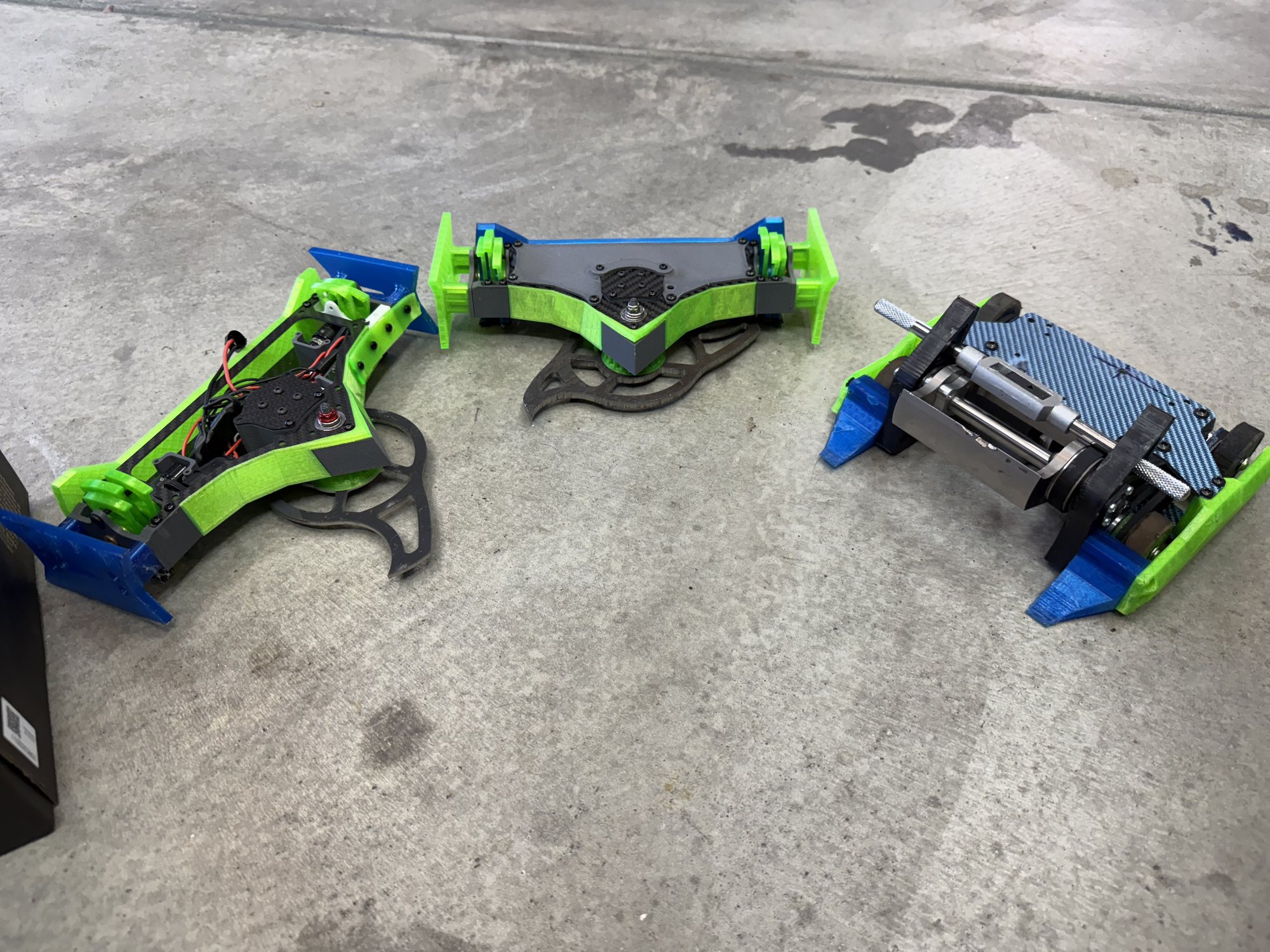 Combat robots built for competition