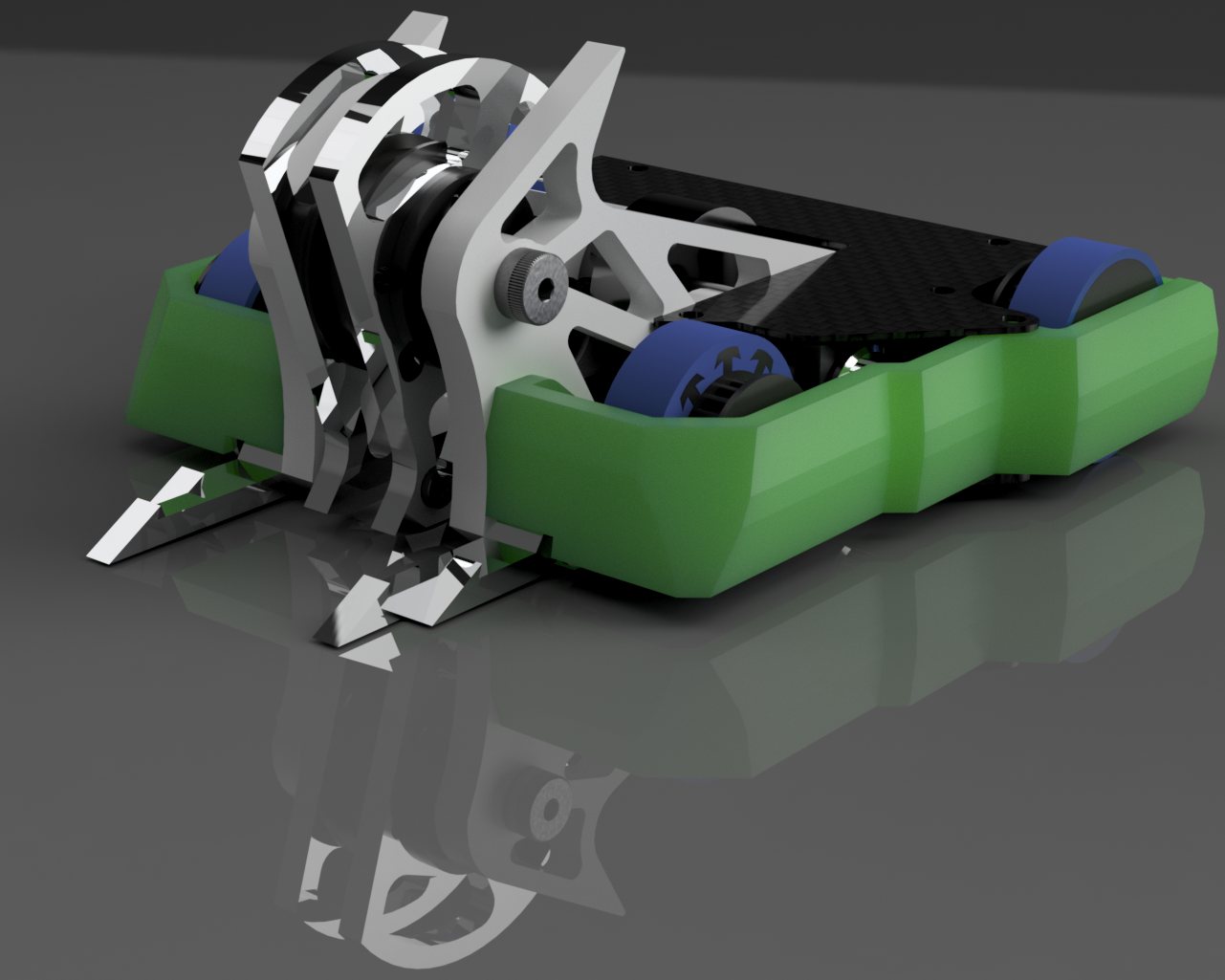 CAD render of Orcus combat robot