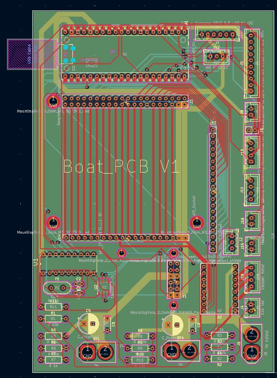 v2 custom PCB, first revision