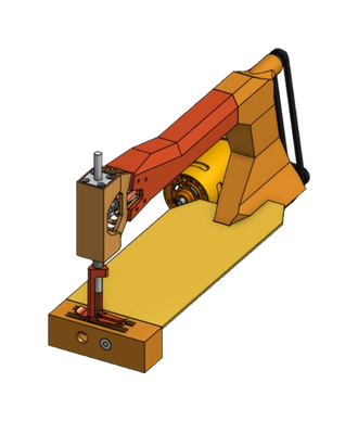 Sewing machine reverse-engineered in CAD