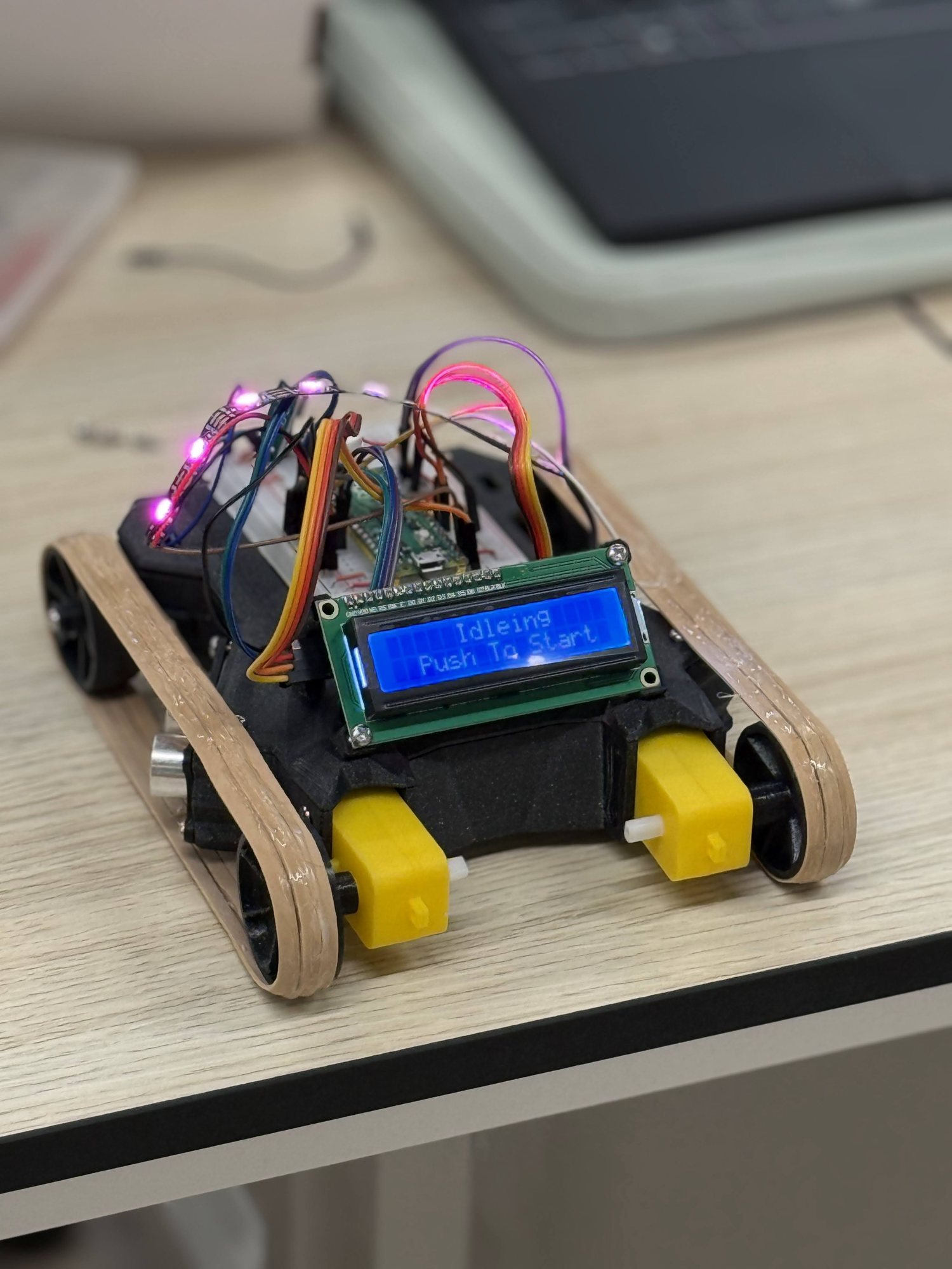 Autonomous maze-navigating robot
