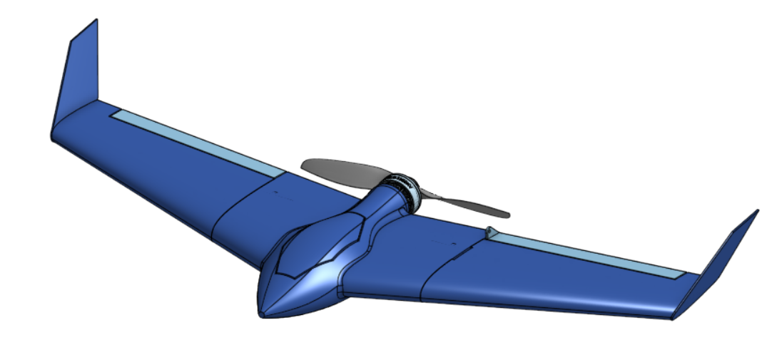 First attempt at a 3D-printed model plane