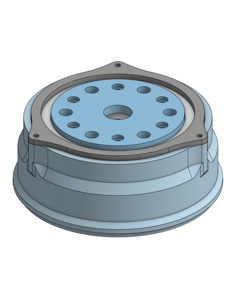 CAD model of a cycloidal gearbox joint for the arm
