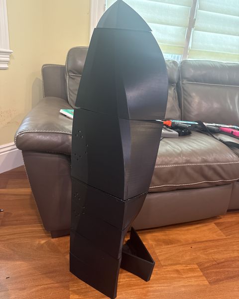 A printed section of the V2 hull